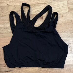 lululemon Layered Black Sports Bra